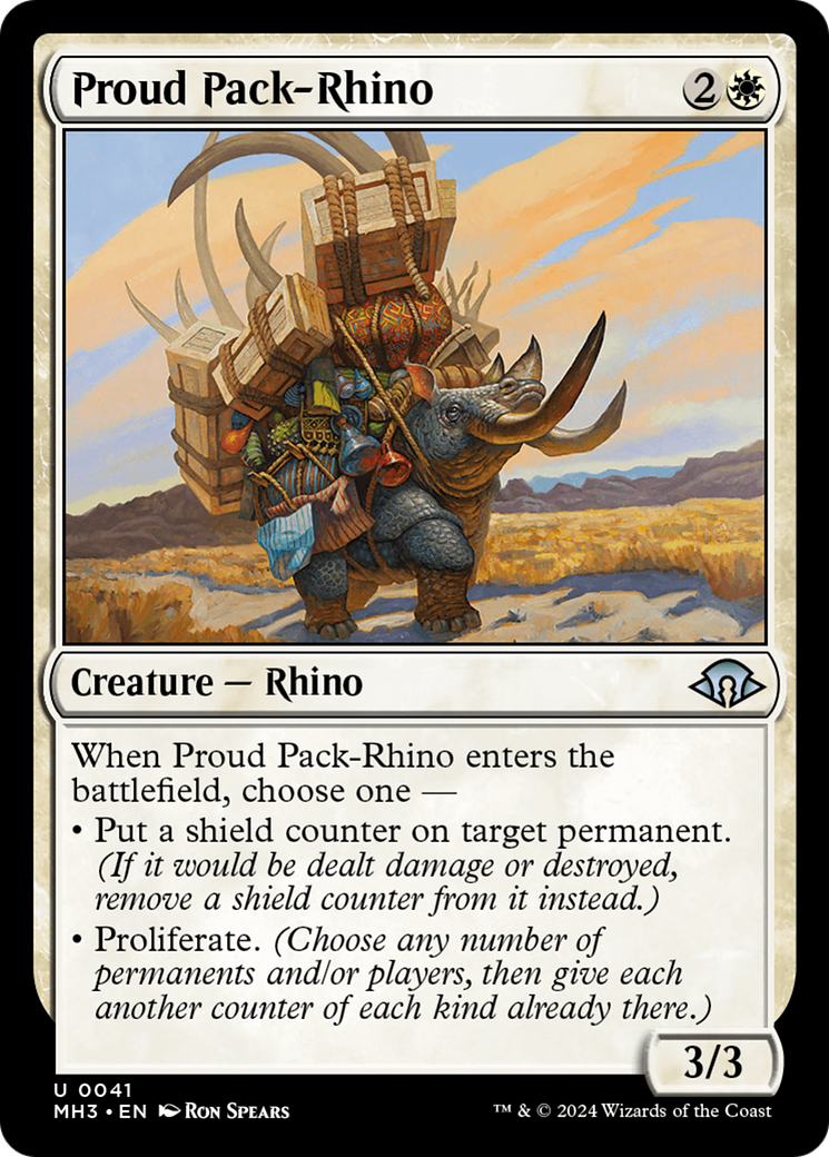 Proud Pack-Rhino [Modern Horizons 3] | Lots Moore NSW