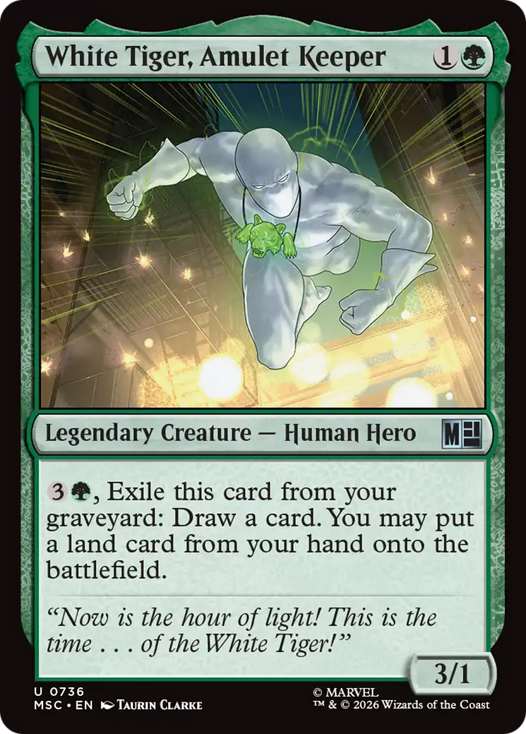 White Tiger, Amulet Keeper [Marvel Super Heroes Commander] | Lots Moore NSW