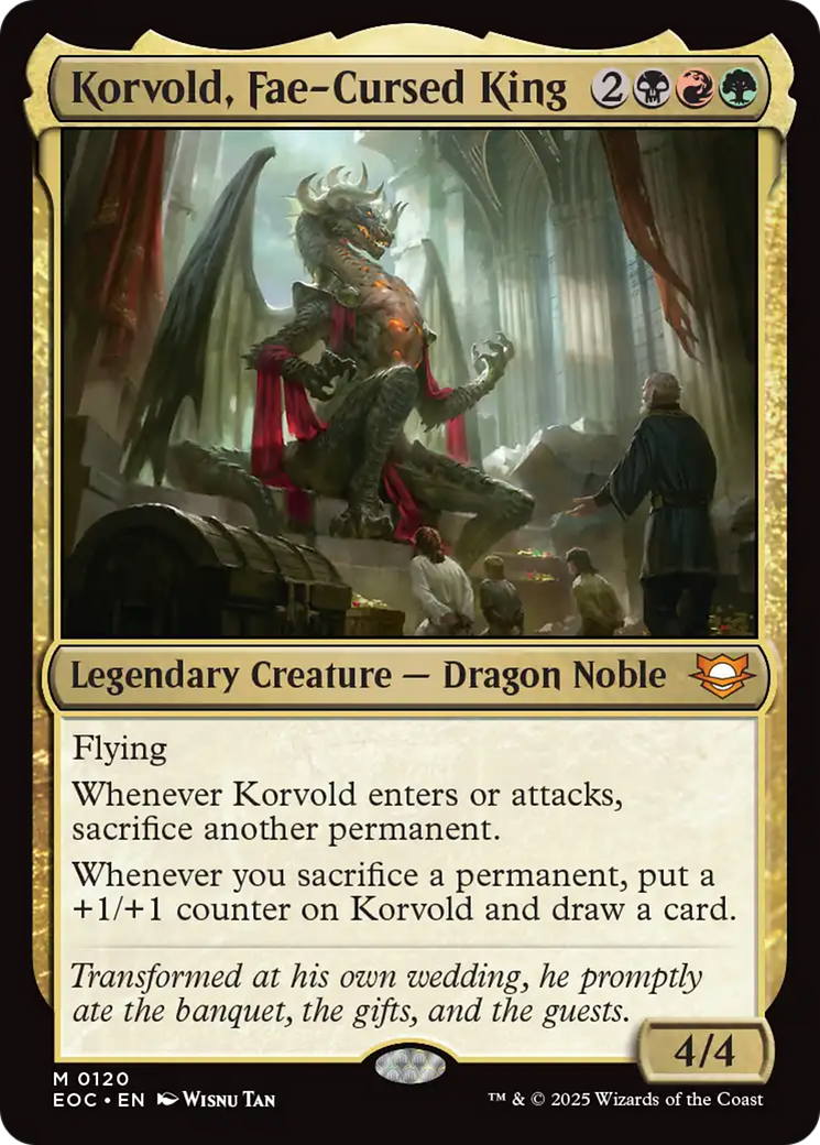 Korvold, Fae-Cursed King [Edge of Eternities Commander] | Lots Moore NSW