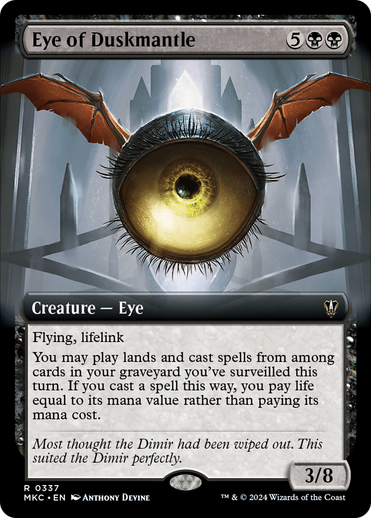 Eye of Duskmantle (Extended Art) [Murders at Karlov Manor Commander] | Lots Moore NSW