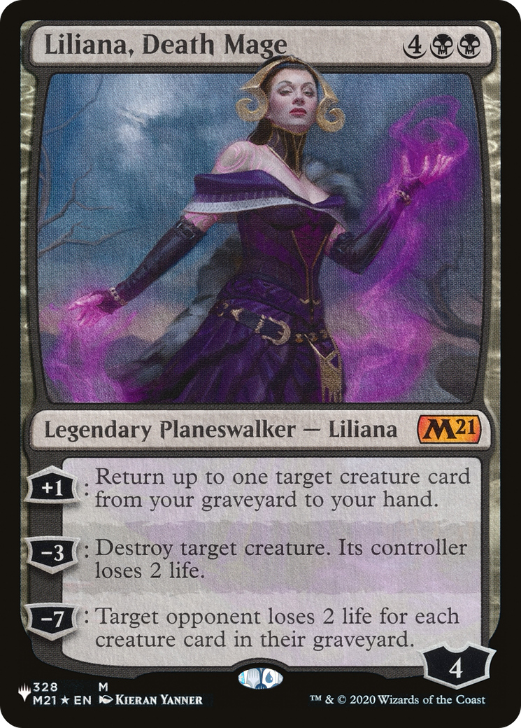 Liliana, Death Mage [The List Reprints] | Lots Moore NSW