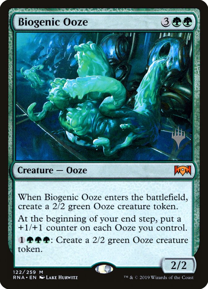 Biogenic Ooze (Promo Pack) [Ravnica Allegiance Promos] | Lots Moore NSW