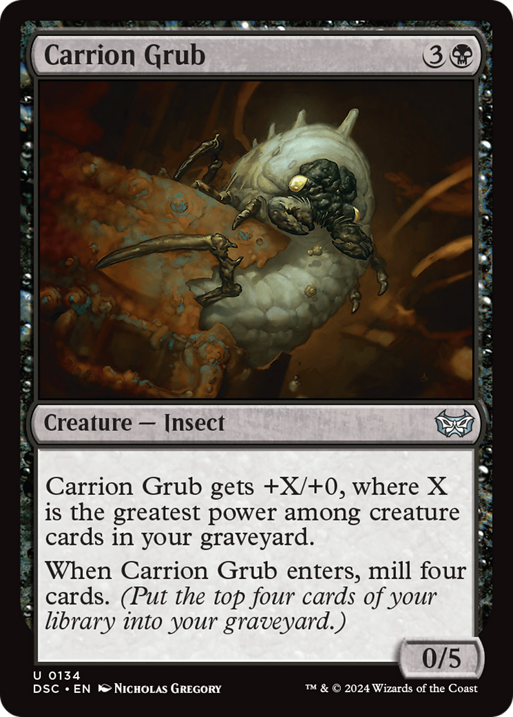 Carrion Grub [Duskmourn: House of Horror Commander] | Lots Moore NSW