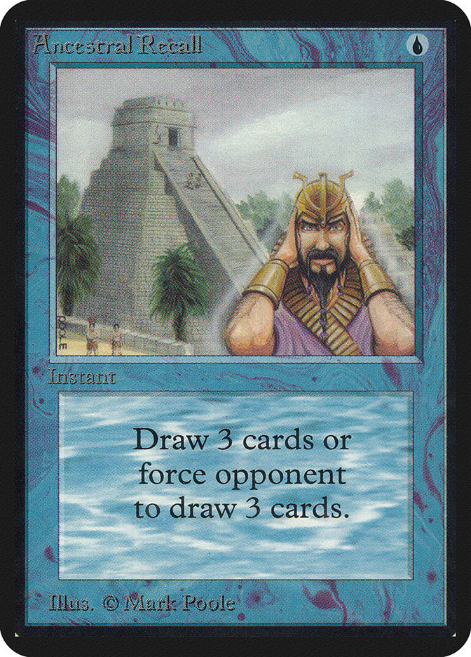Ancestral Recall [Alpha Edition] | Lots Moore NSW