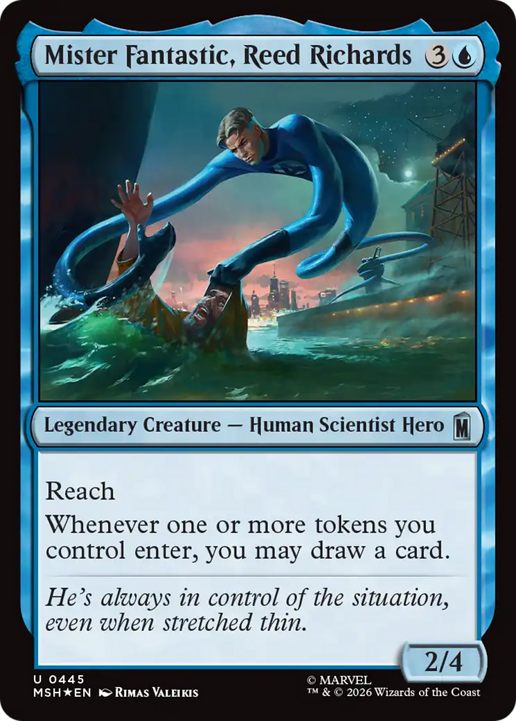 Mister Fantastic, Reed Richards (Surge Foil) [Marvel Super Heroes] | Lots Moore NSW