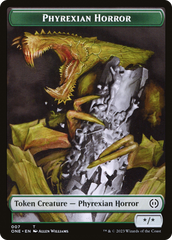 Phyrexian Horror Token (007) [Phyrexia: All Will Be One Tokens] | Lots Moore NSW