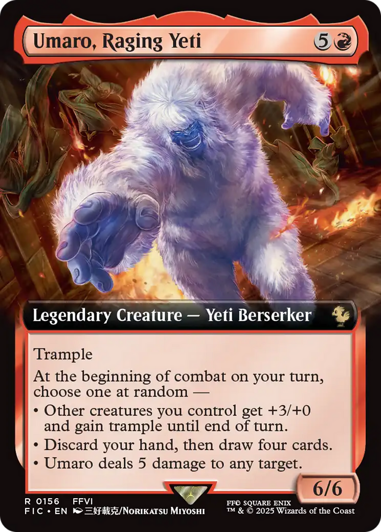 Umaro, Raging Yeti (Extended Art) [FINAL FANTASY Commander] | Lots Moore NSW