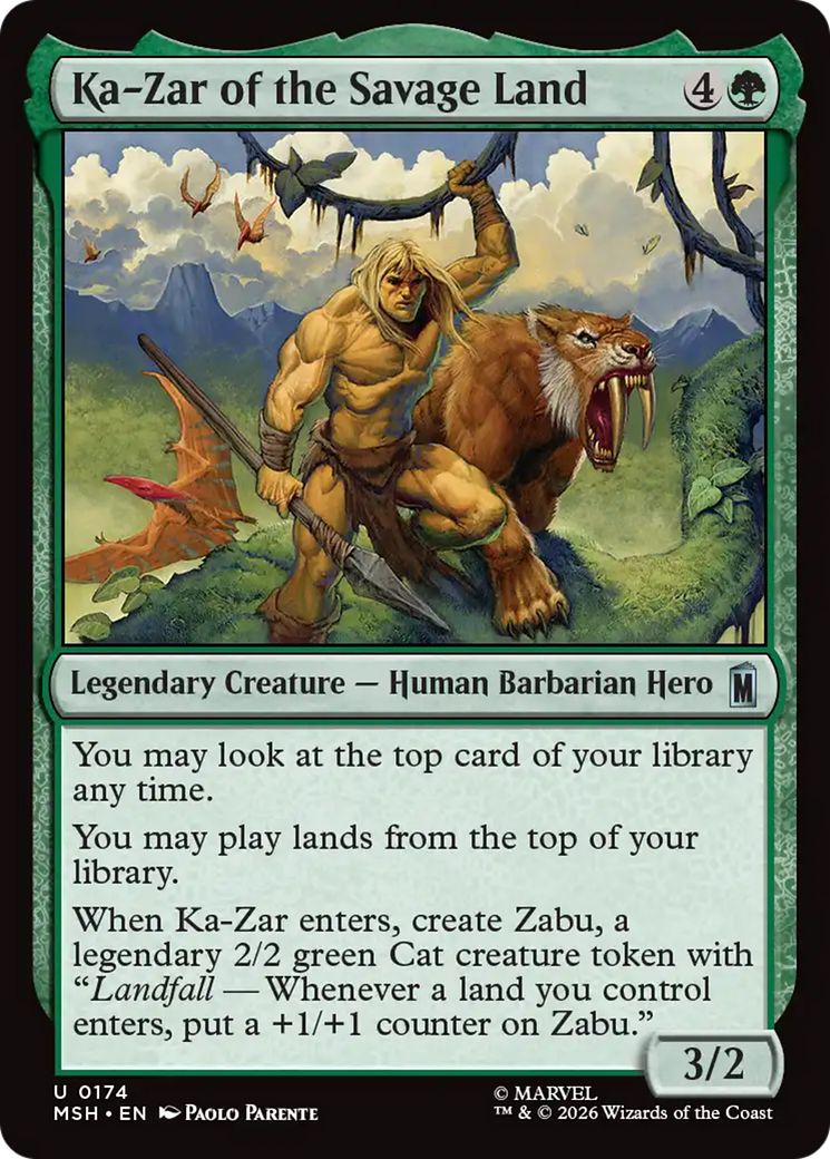 Ka-Zar of the Savage Land [Marvel Super Heroes] | Lots Moore NSW