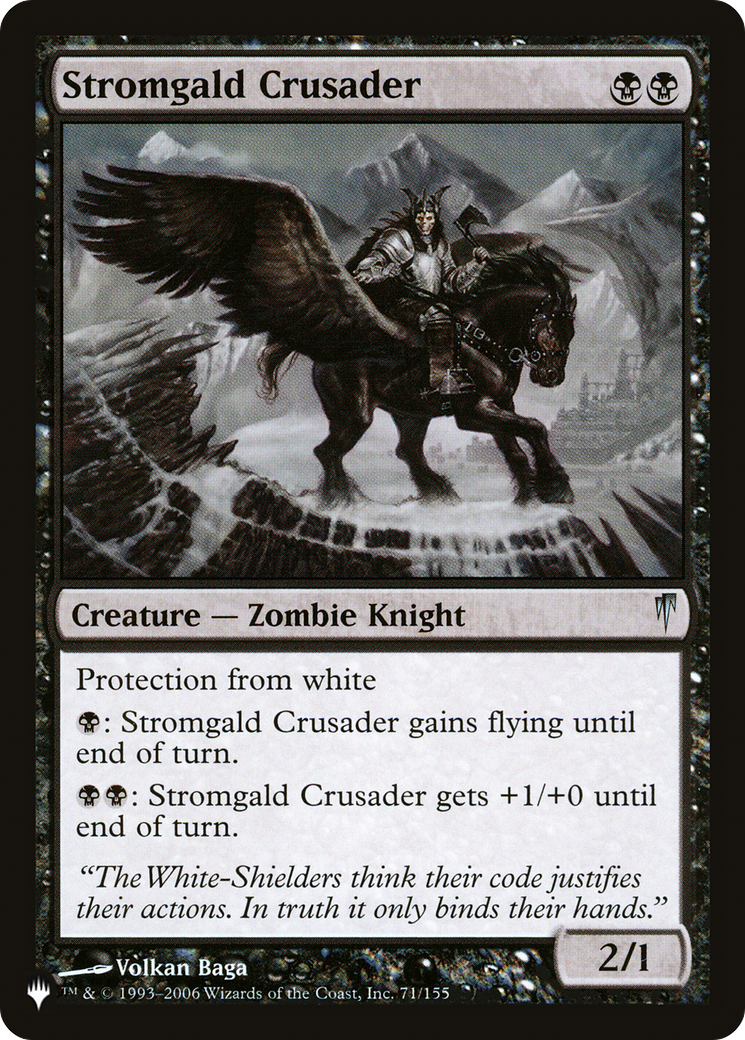 Stromgald Crusader [The List] | Lots Moore NSW