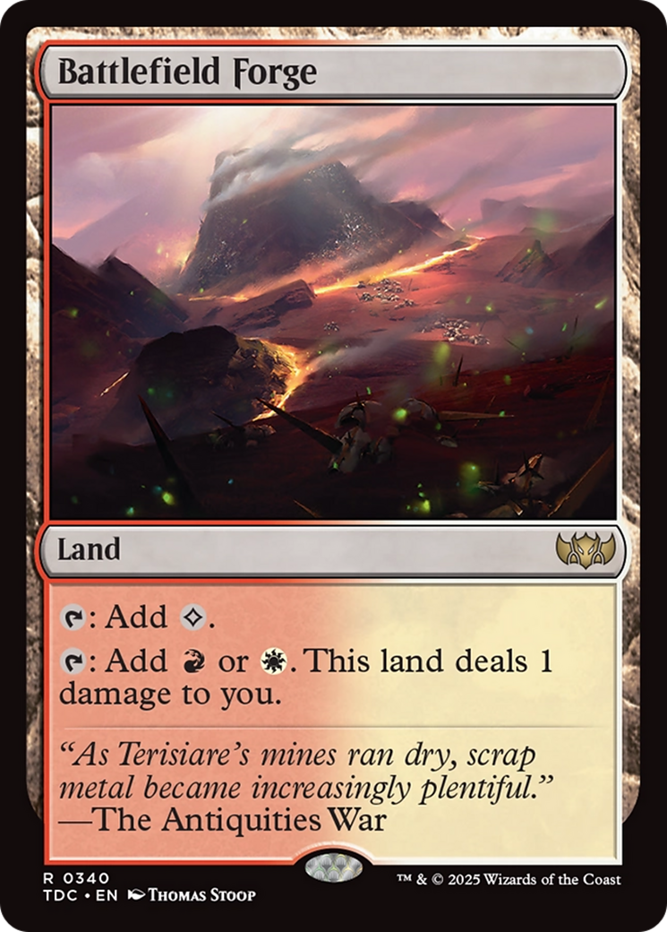 Battlefield Forge [Tarkir: Dragonstorm Commander] | Lots Moore NSW