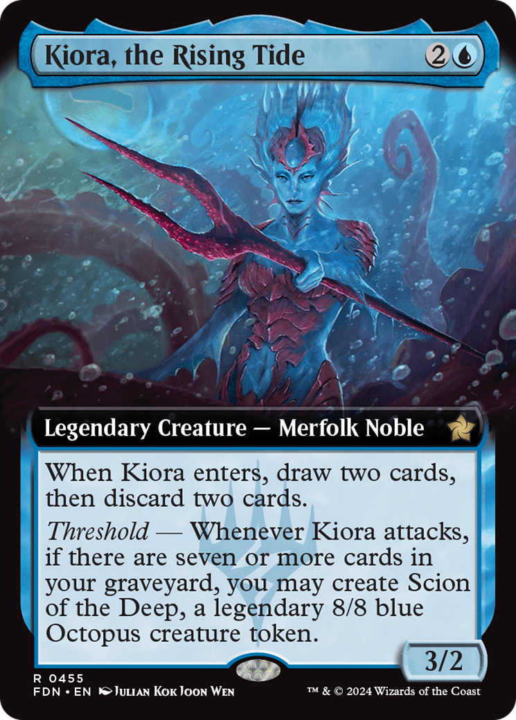 Kiora, the Rising Tide (Extended Art) [Foundations] | Lots Moore NSW