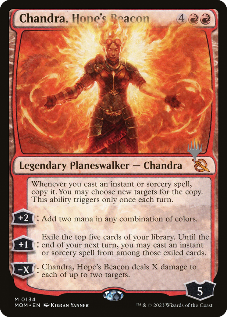 Chandra, Hope's Beacon (Promo Pack) [March of the Machine Promos] | Lots Moore NSW