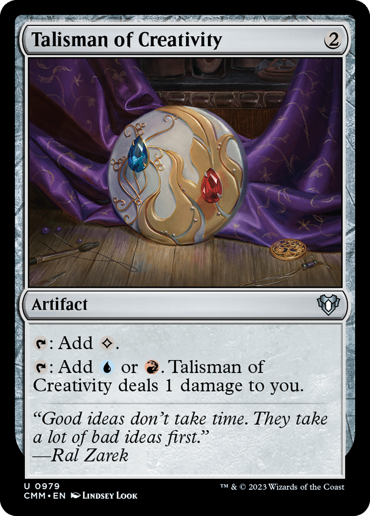 Talisman of Creativity [Commander Masters] | Lots Moore NSW