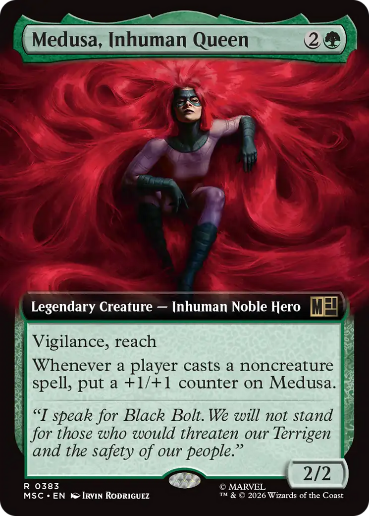 Medusa, Inhuman Queen (Extended Art) [Marvel Super Heroes Commander] | Lots Moore NSW