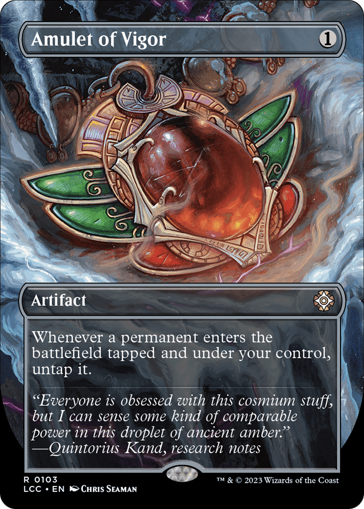Amulet of Vigor (Borderless) [The Lost Caverns of Ixalan Commander] | Lots Moore NSW