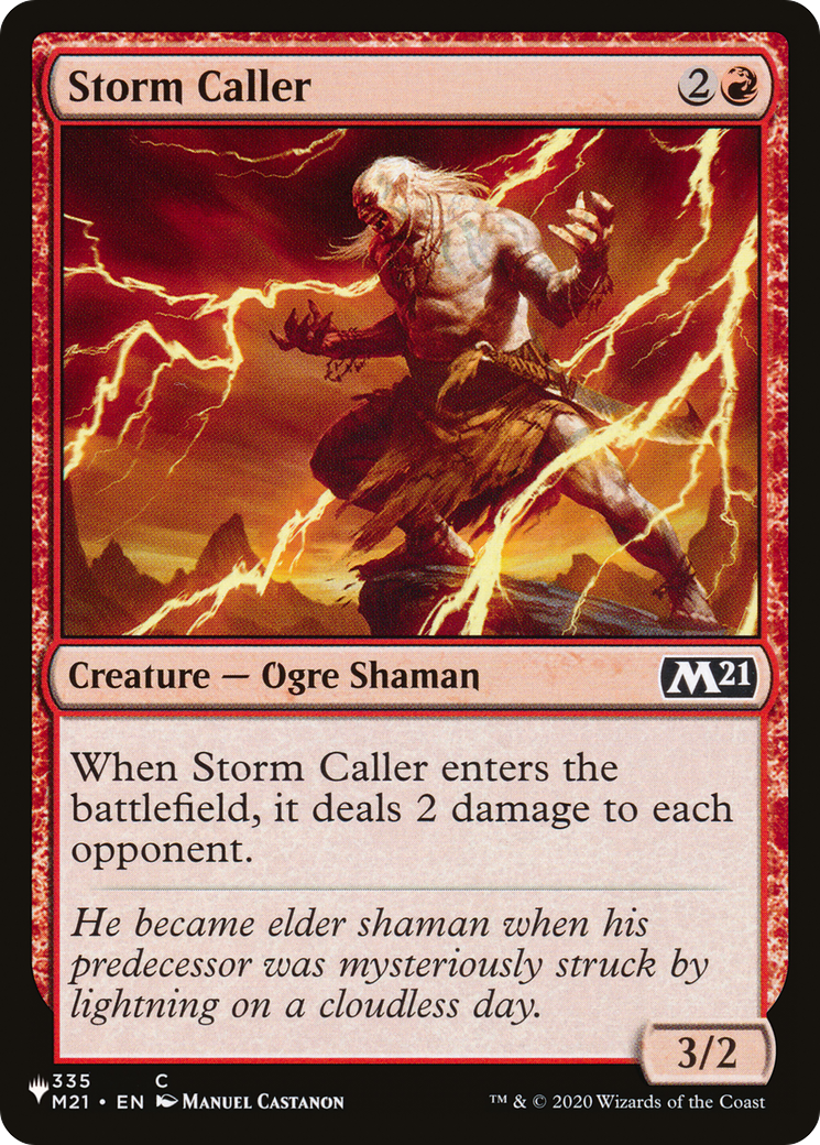 Storm Caller [The List] | Lots Moore NSW
