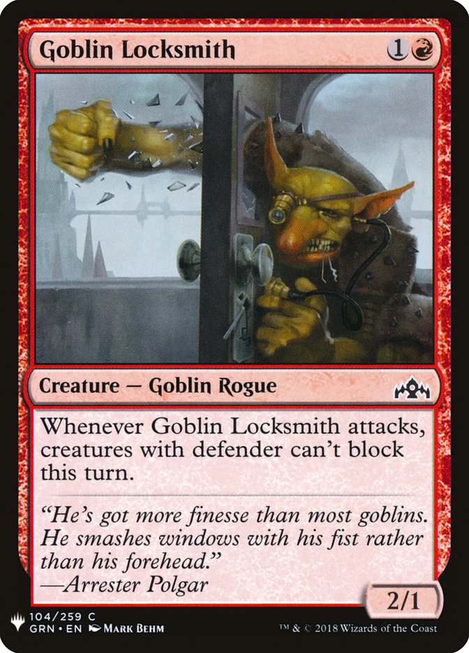 Goblin Locksmith [Mystery Booster] | Lots Moore NSW