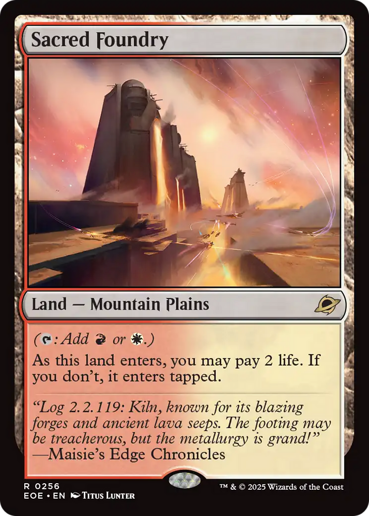 Sacred Foundry [Edge of Eternities] | Lots Moore NSW