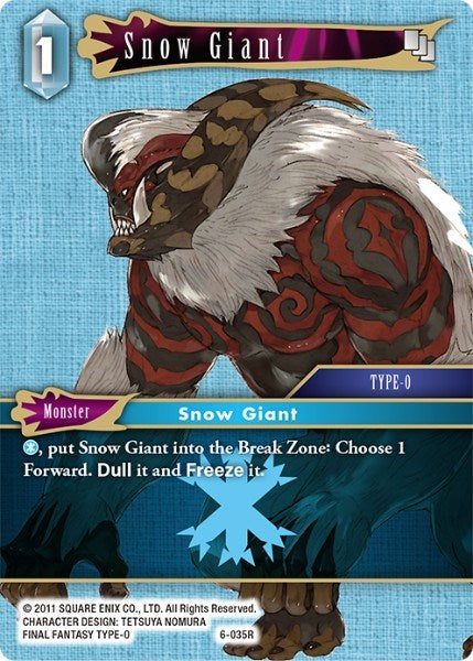 Snow Giant [Opus VI] | Lots Moore NSW