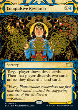 Compulsive Research (Foil Etched) [Strixhaven: School of Mages Mystical Archive] | Lots Moore NSW