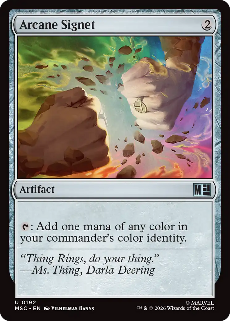Arcane Signet (0192) [Marvel Super Heroes Commander] | Lots Moore NSW
