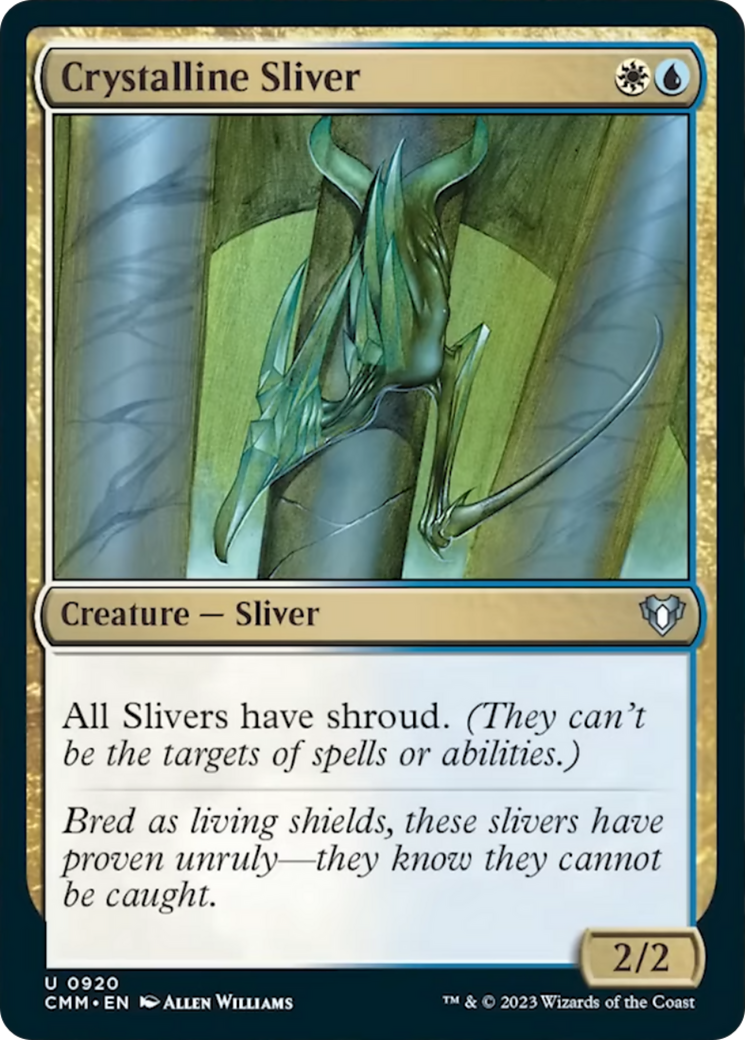 Crystalline Sliver [Commander Masters] | Lots Moore NSW