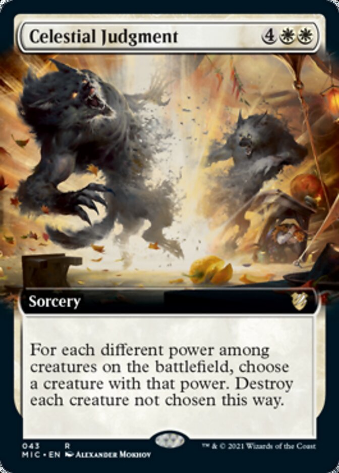 Celestial Judgment (Extended Art) [Innistrad: Midnight Hunt Commander] | Lots Moore NSW