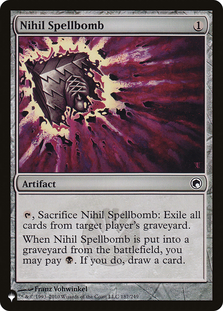 Nihil Spellbomb [The List] | Lots Moore NSW