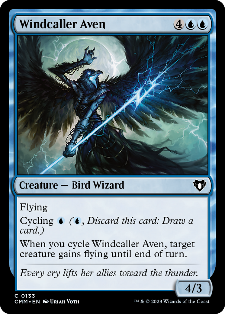 Windcaller Aven [Commander Masters] | Lots Moore NSW