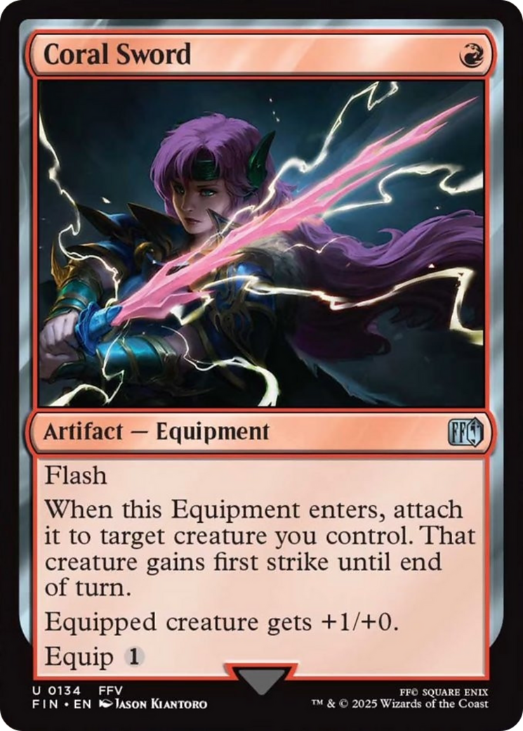 Coral Sword [FINAL FANTASY] | Lots Moore NSW