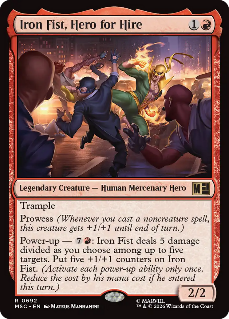 Iron Fist, Hero for Hire [Marvel Super Heroes Commander] | Lots Moore NSW