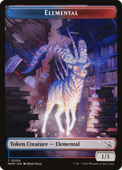 Elemental (09) // Spirit (13) Double-Sided Token [March of the Machine Tokens] | Lots Moore NSW