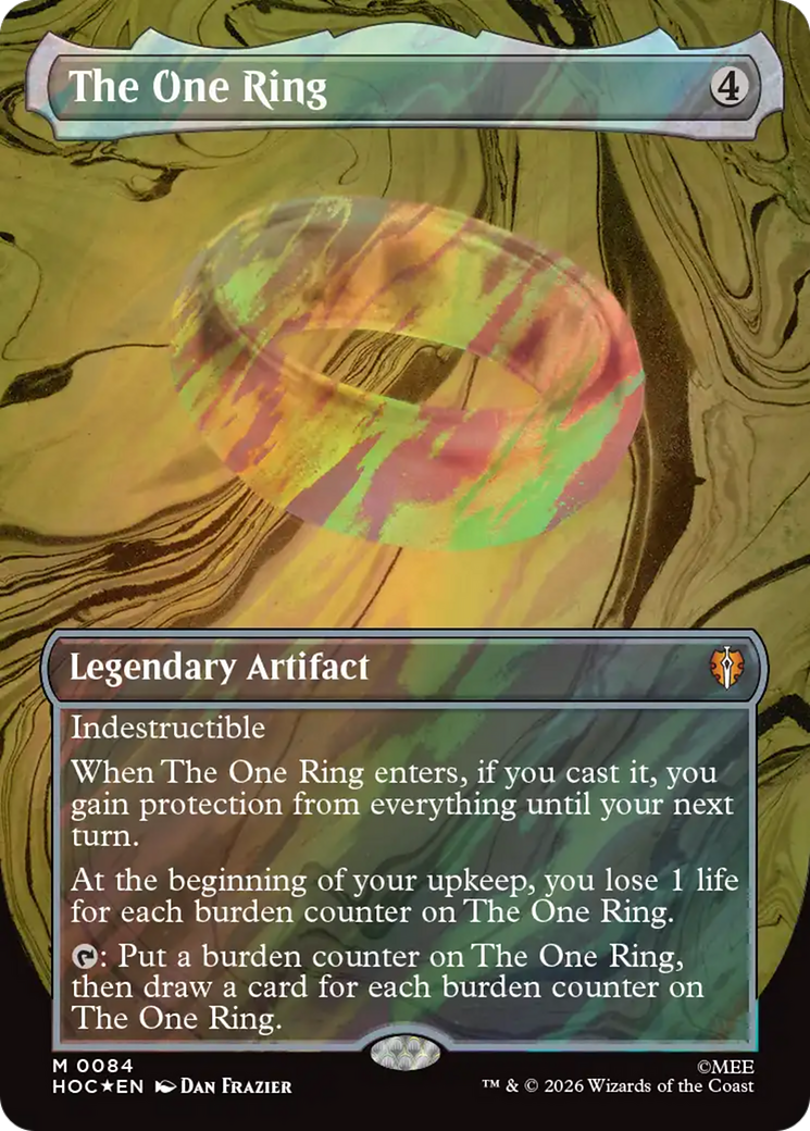 The One Ring (Borderless) (Surge Foil) [The Hobbit] | Lots Moore NSW