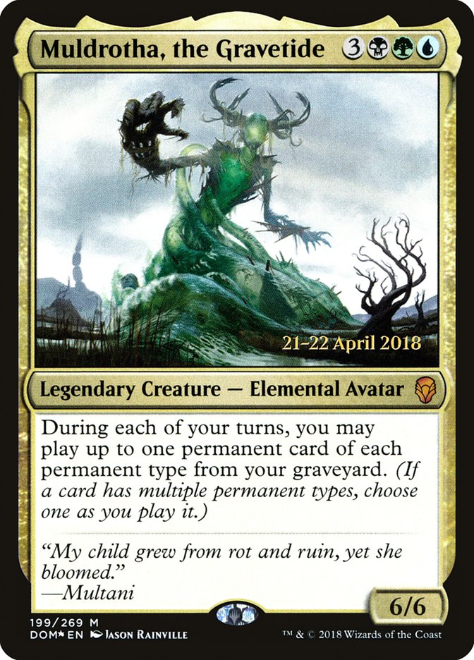 Muldrotha, the Gravetide [Dominaria Prerelease Promos] | Lots Moore NSW