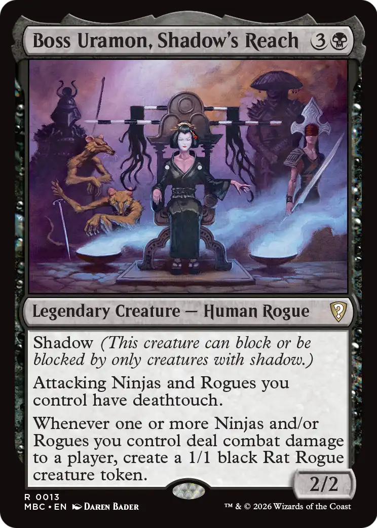 Boss Uramon, Shadow's Reach [Mystery Booster: Commander Edition] | Lots Moore NSW