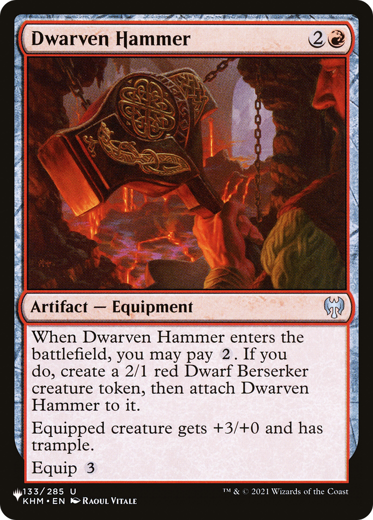 Dwarven Hammer [The List Reprints] | Lots Moore NSW