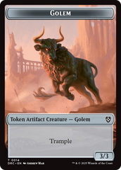Golem (0014) // Golem (0015) Double-Sided Token [Aetherdrift Tokens] | Lots Moore NSW