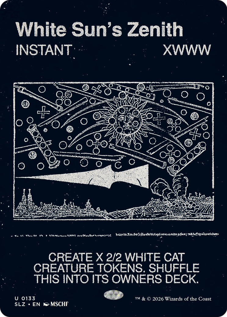 White Sun's Zenith (0133) [Secret Lair x MSCHF: The Zeta Set] | Lots Moore NSW