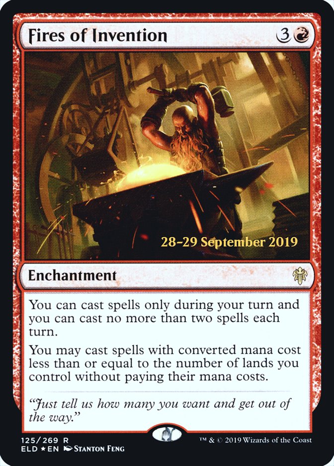 Fires of Invention [Throne of Eldraine Prerelease Promos] | Lots Moore NSW