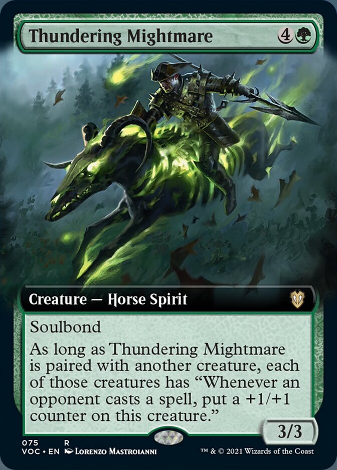 Thundering Mightmare (Extended Art) [Innistrad: Crimson Vow Commander] | Lots Moore NSW
