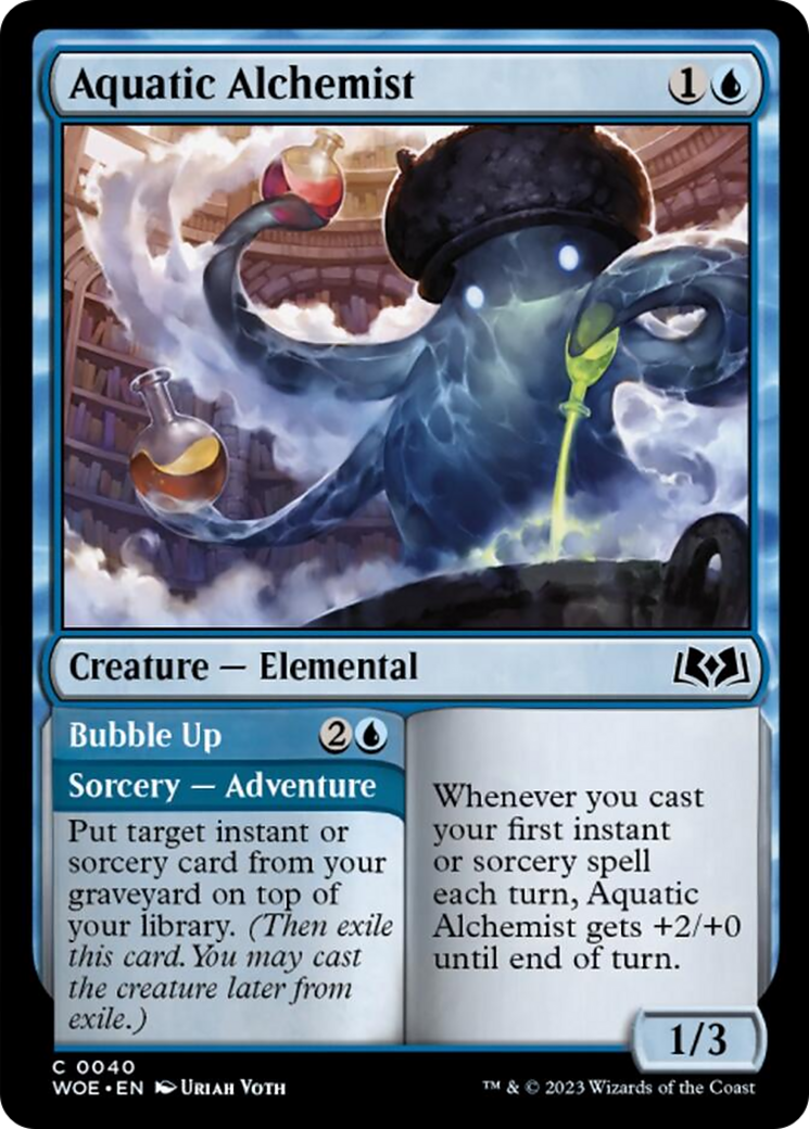 Aquatic Alchemist // Bubble Up [Wilds of Eldraine] | Lots Moore NSW