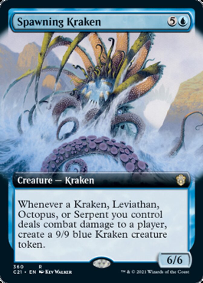 Spawning Kraken (Extended Art) [Commander 2021] | Lots Moore NSW