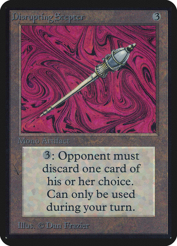 Disrupting Scepter [Alpha Edition] | Lots Moore NSW