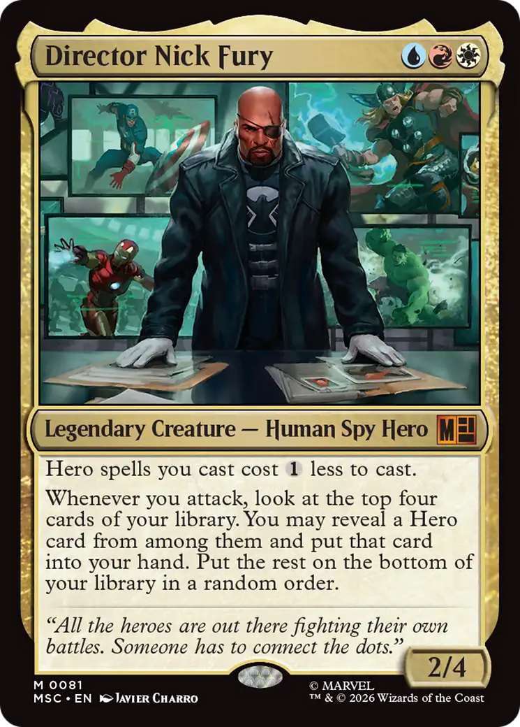 Director Nick Fury [Marvel Super Heroes Commander] | Lots Moore NSW