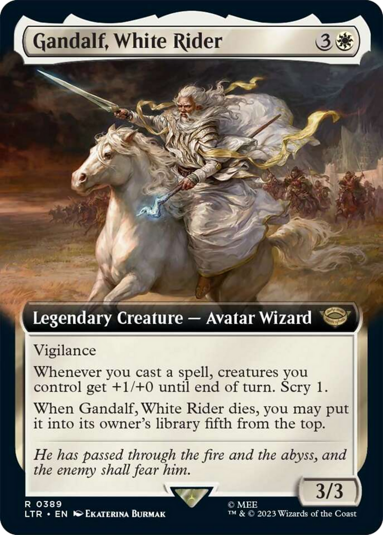 Gandalf, White Rider (Extended Art) [The Lord of the Rings: Tales of Middle-Earth] | Lots Moore NSW