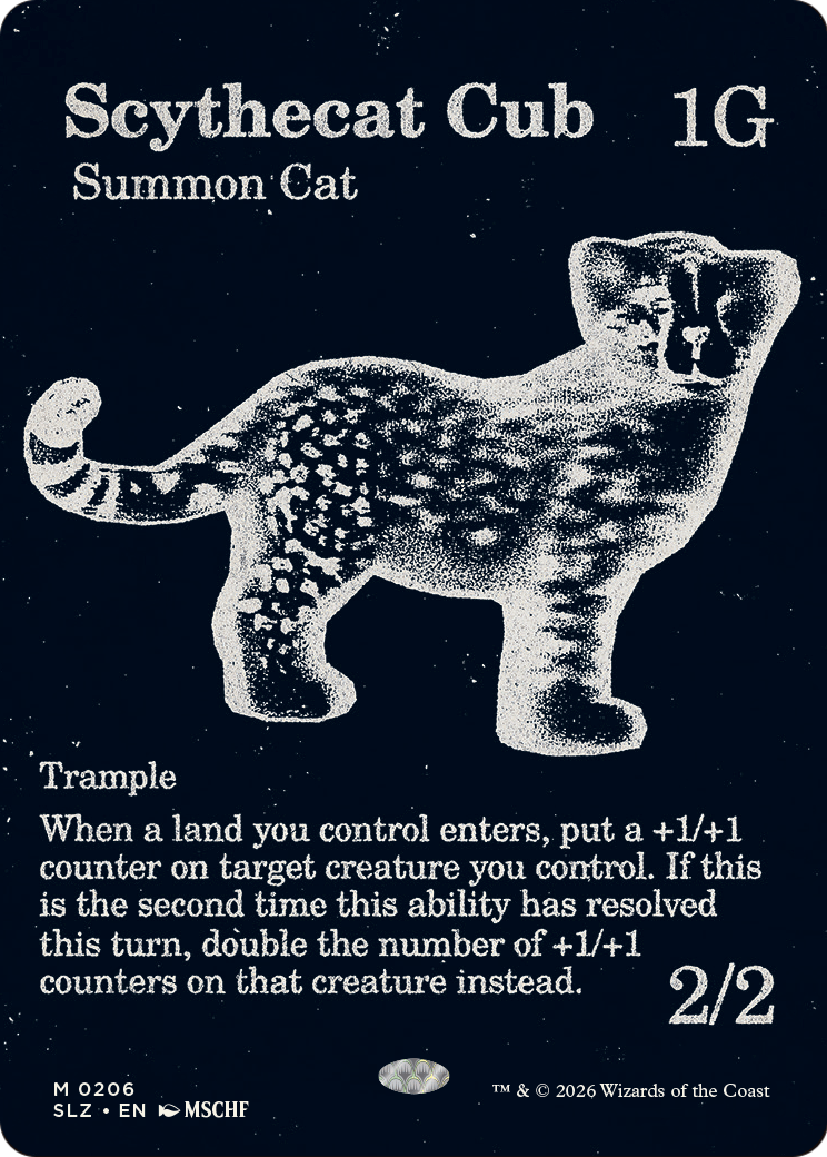 Scythecat Cub (0206) [Secret Lair x MSCHF: The Zeta Set] | Lots Moore NSW
