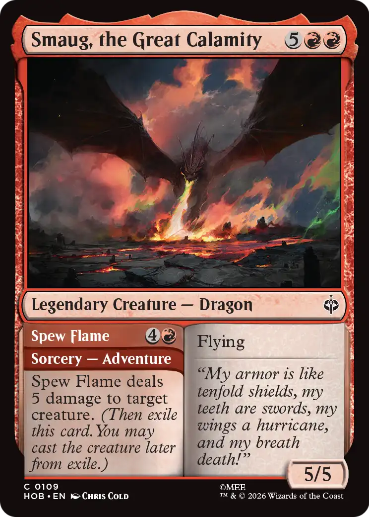 Smaug, the Great Calamity [The Hobbit] | Lots Moore NSW
