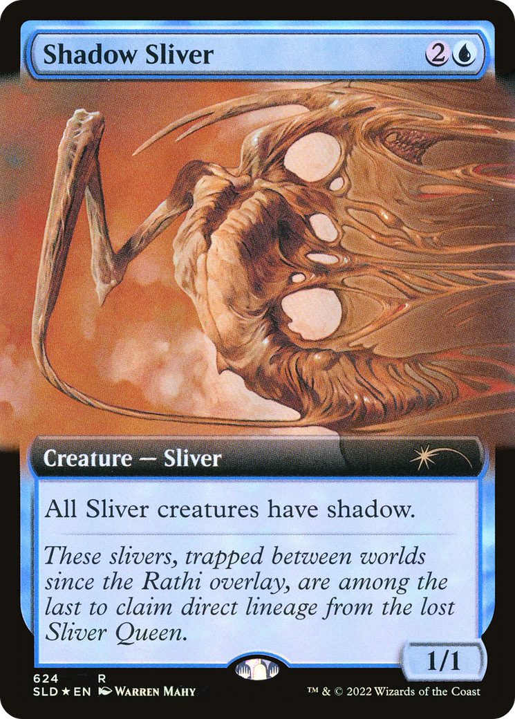 Shadow Sliver (Extended Art) [Secret Lair Drop Promos] | Lots Moore NSW