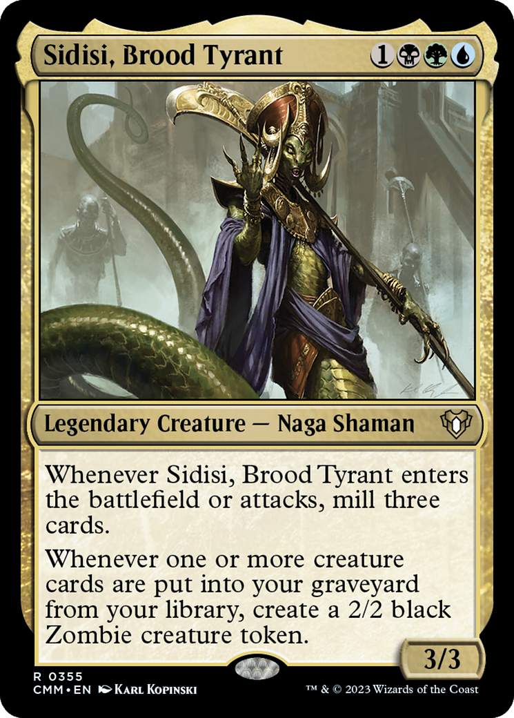 Sidisi, Brood Tyrant [Commander Masters] | Lots Moore NSW