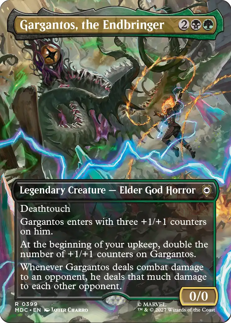 Gargantos, the Endbringer (Borderless) [Marvel: Darkhold Destiny Commander] | Lots Moore NSW